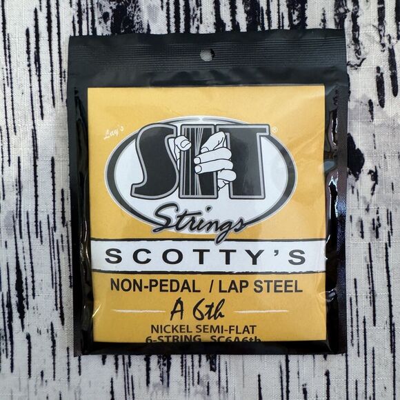 Lays Sit Strings Scotty’s A‎ 6th Non-pedal Lap Steel Nickel Semi-Flat Guitar - Picture 1 of 4